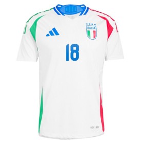 Italia Barella 18 Vieras Euro 2024 - Jalkapallo Pelipaidat (S/S)